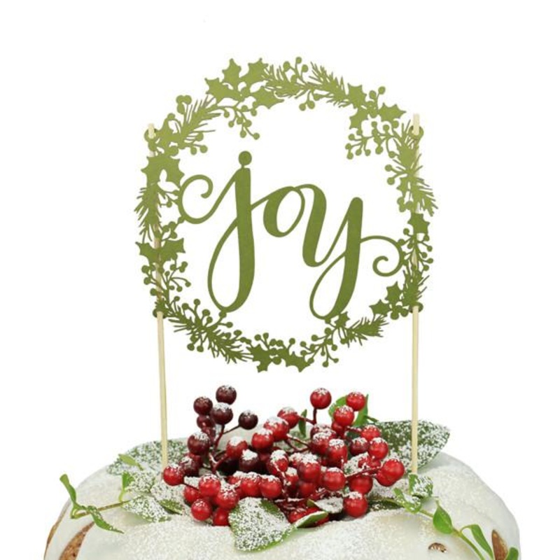 Joy Cake Topper