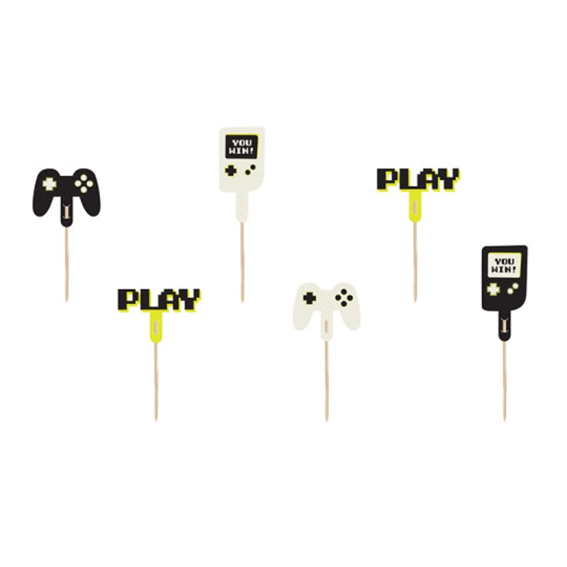 Level up! Cupcake Toppers