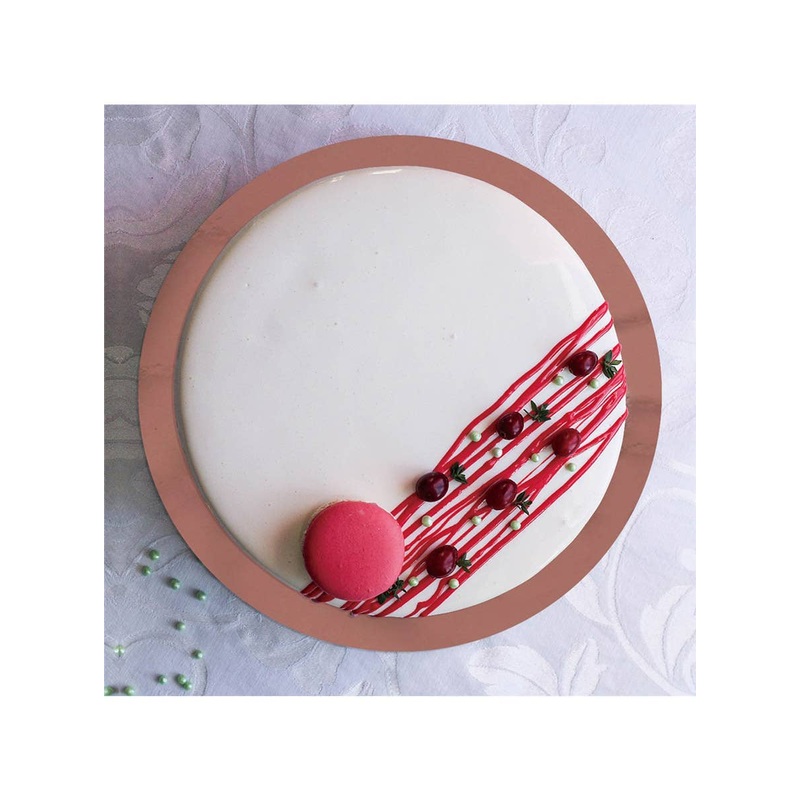 Metallic Rose Gold 30cm Round Cake Boards 2 Pack