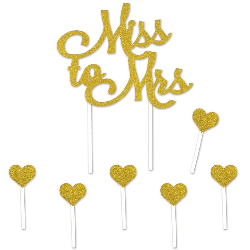 Miss To Mrs Cake Topper | Bridal Shower