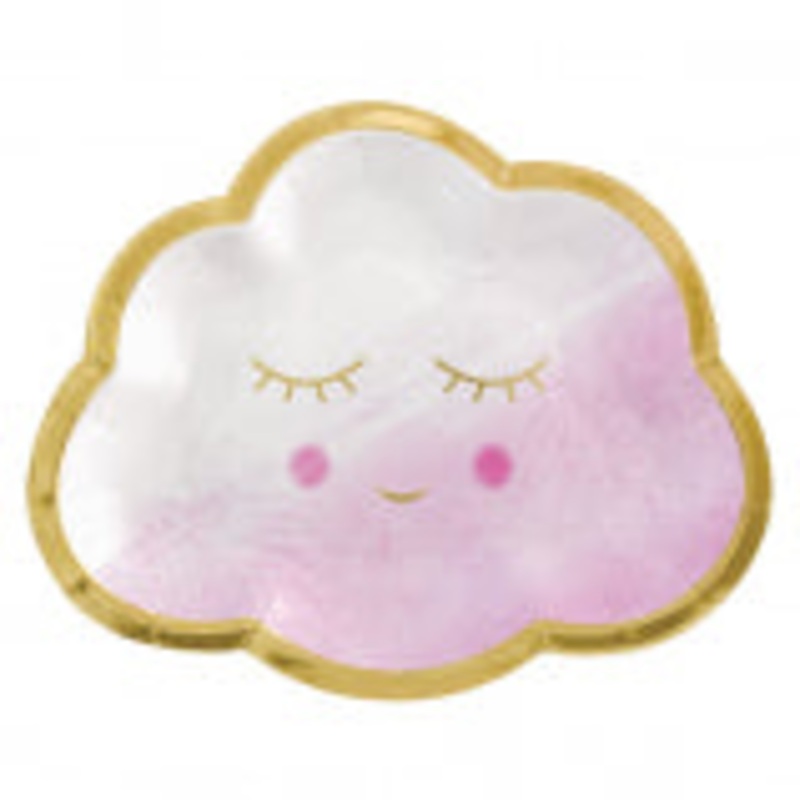 Oh Baby Cake Plate - Pink | Baby Shower