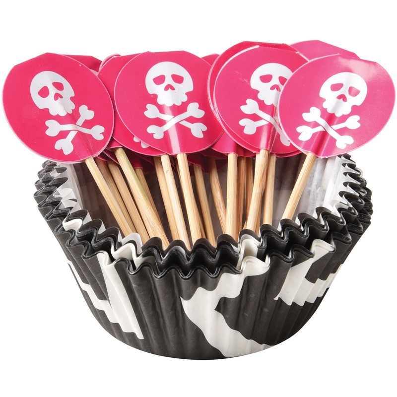 Pirate Cupcake Kits/24-Sets
