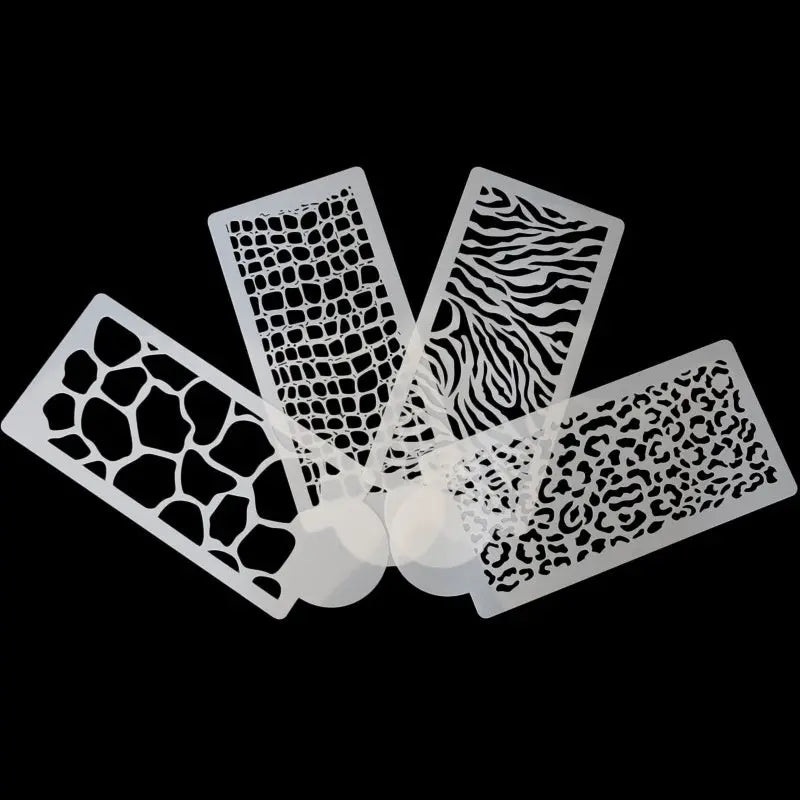 Animal Print Cake Decorating Stencil