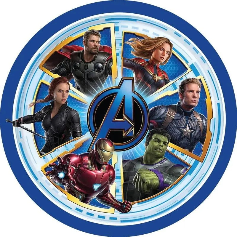 Avengers Endgame Edible Cake Image