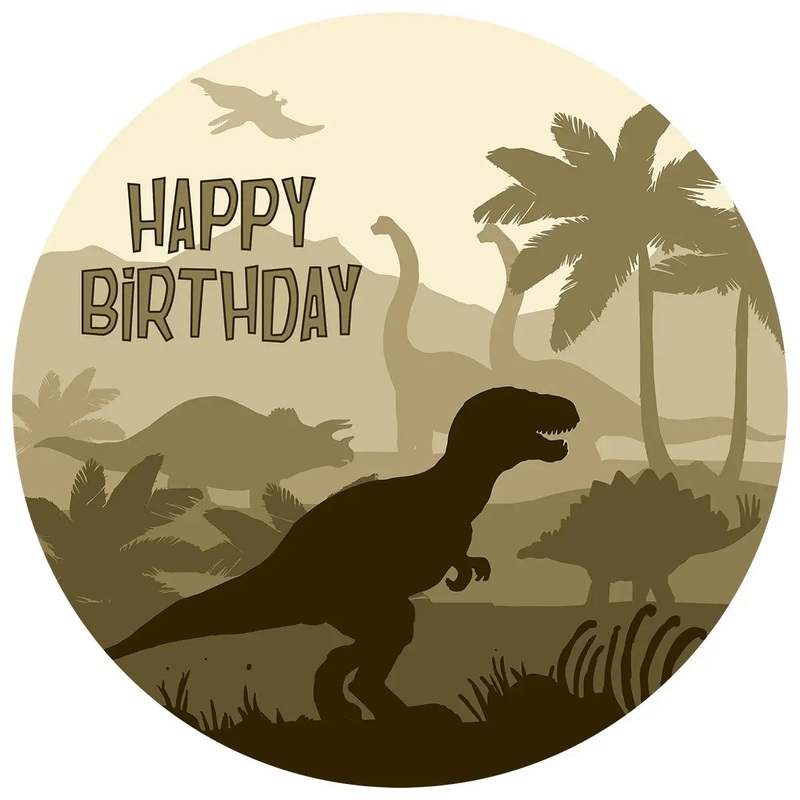 Dinosaur Edible Cake Image