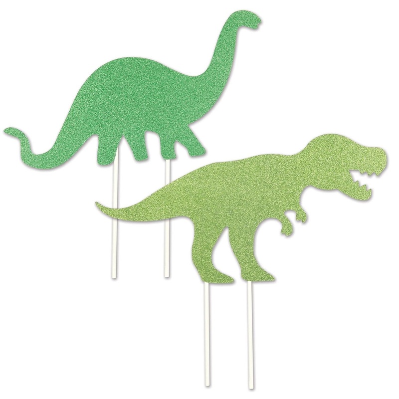 Dinosaur Party Cake Toppers (2 per Package)