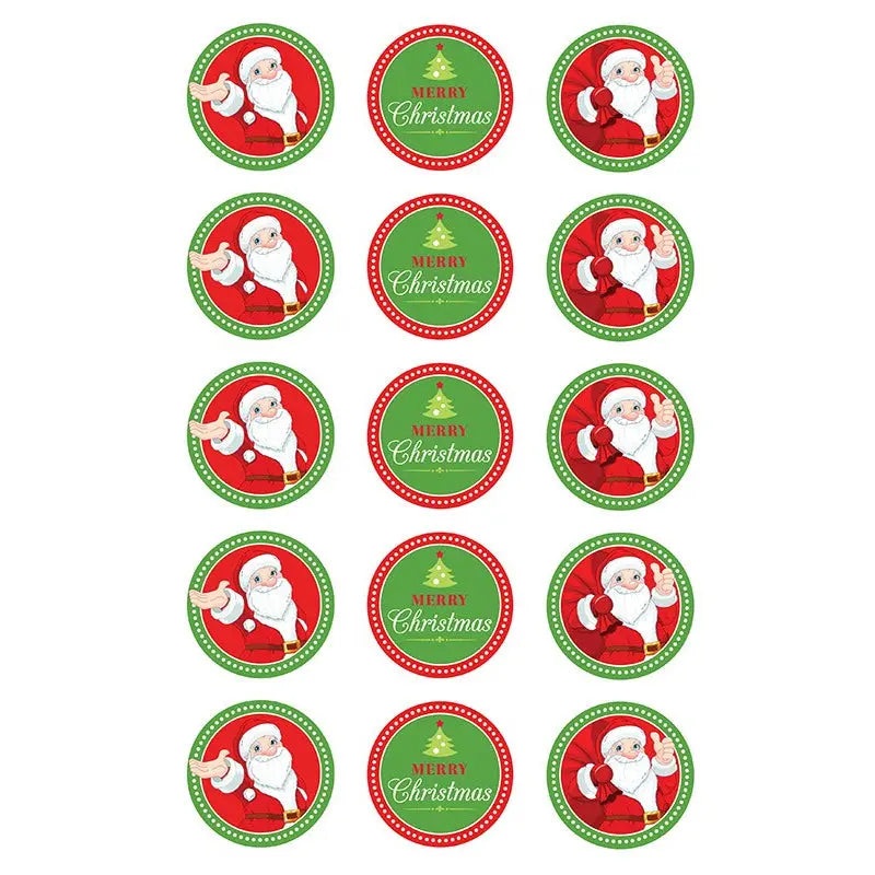 Father Christmas Edible Cupcake Images
