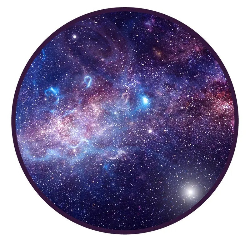 Galaxy Edible Cake Image