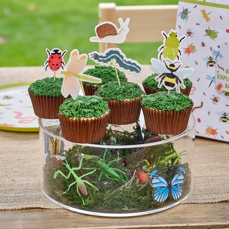 Ginger Ray Bugging Out Cupcake Toppers - 12 Pkt