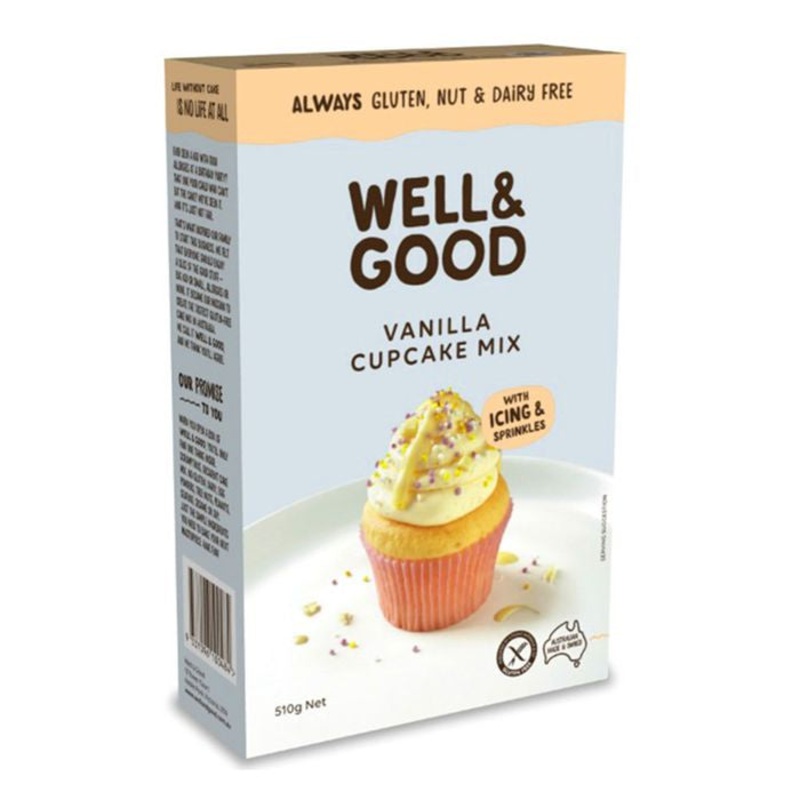 Gluten Free Vanilla Cupcake Mix