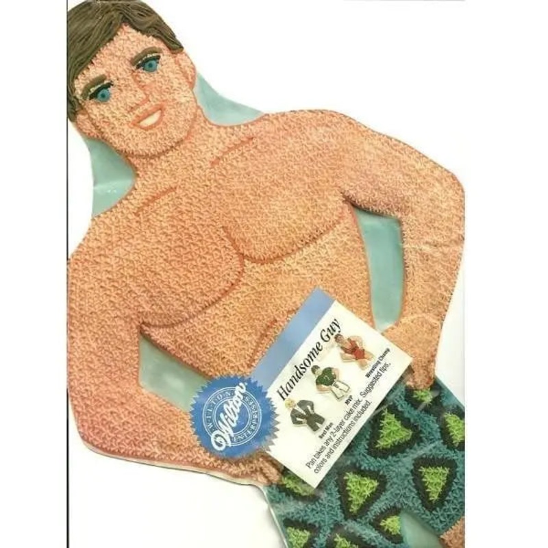 Handsome Guy Cake Tin Hire