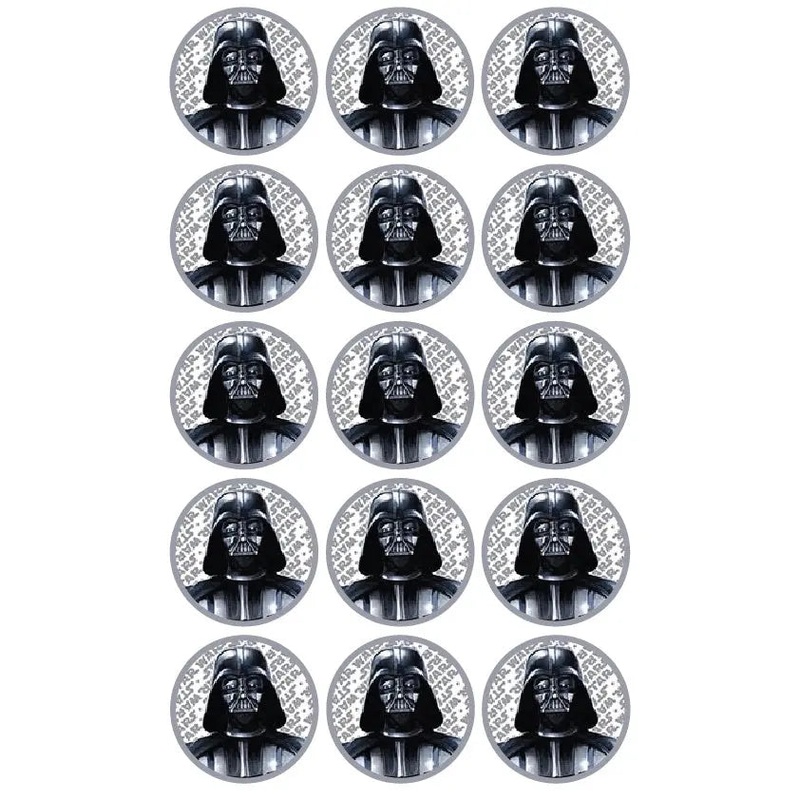 Star Wars Darth Vader Edible Cupcake Images