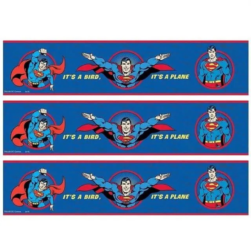 Superman Cake Strip Edible Images