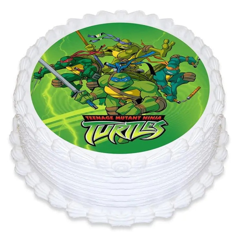 Teenage Mutant Ninja Turtles Edible Cake Image