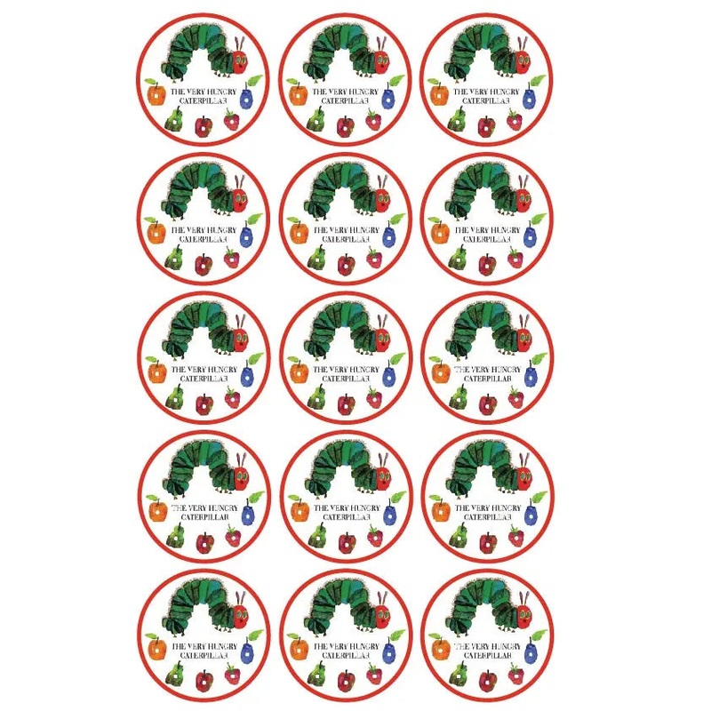 The Very Hungry Caterpillar Edible Cupcake Images
