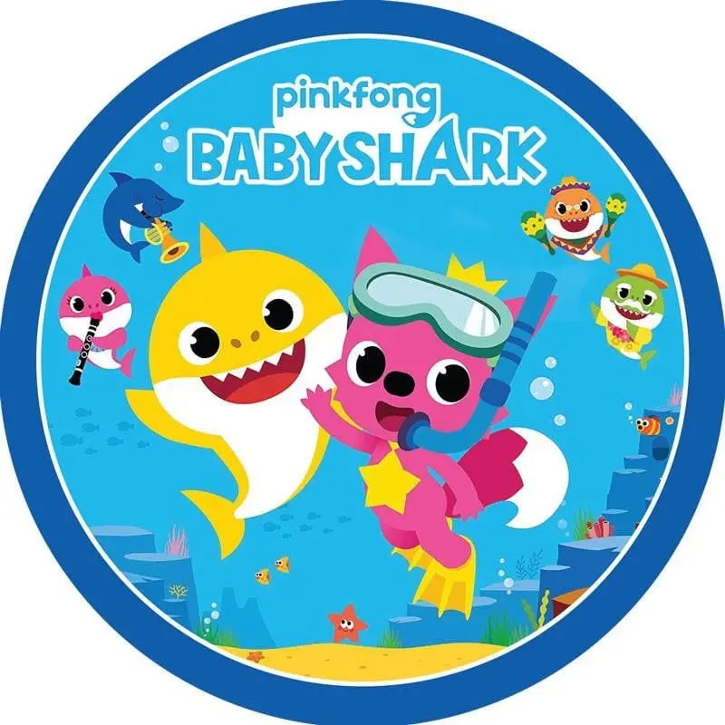 Baby Shark Edible Cake Image