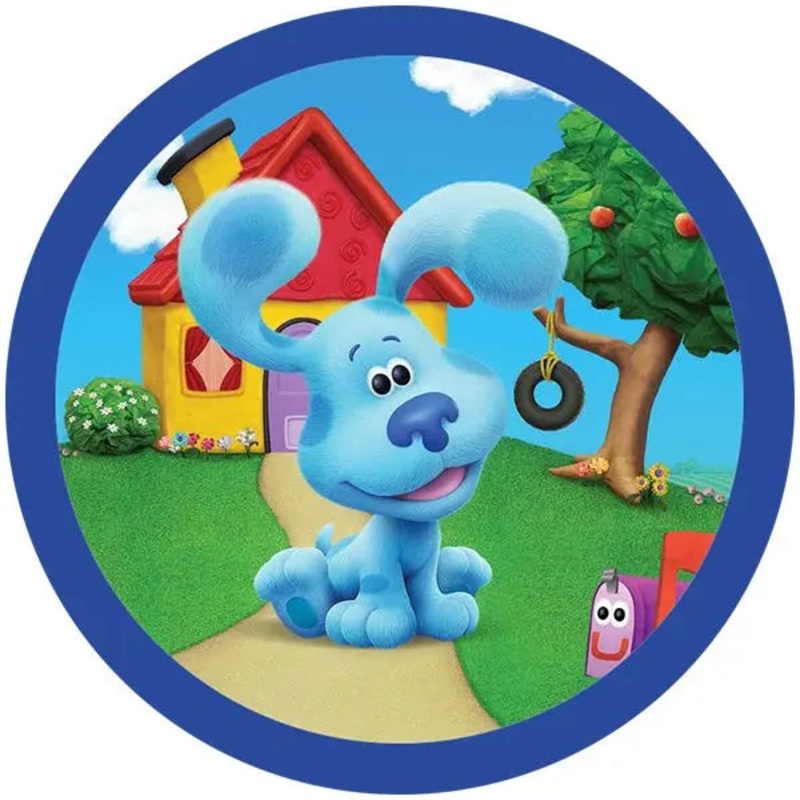 Blue's Clues Edible Cake Image