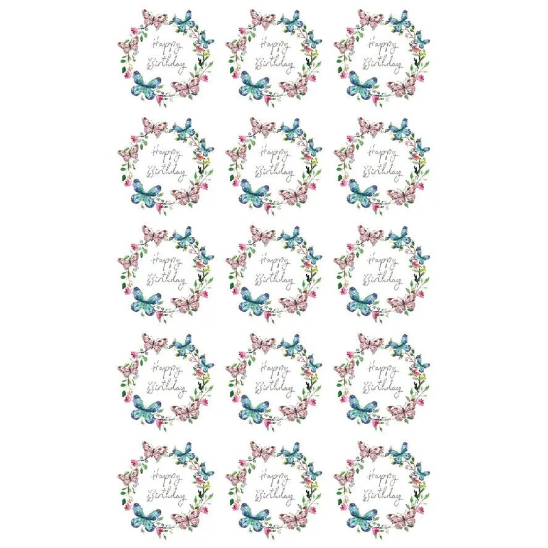 Butterfly Edible Cupcake Images