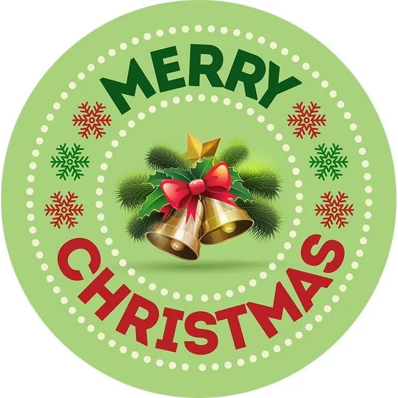 Christmas Bells Edible Cake Image