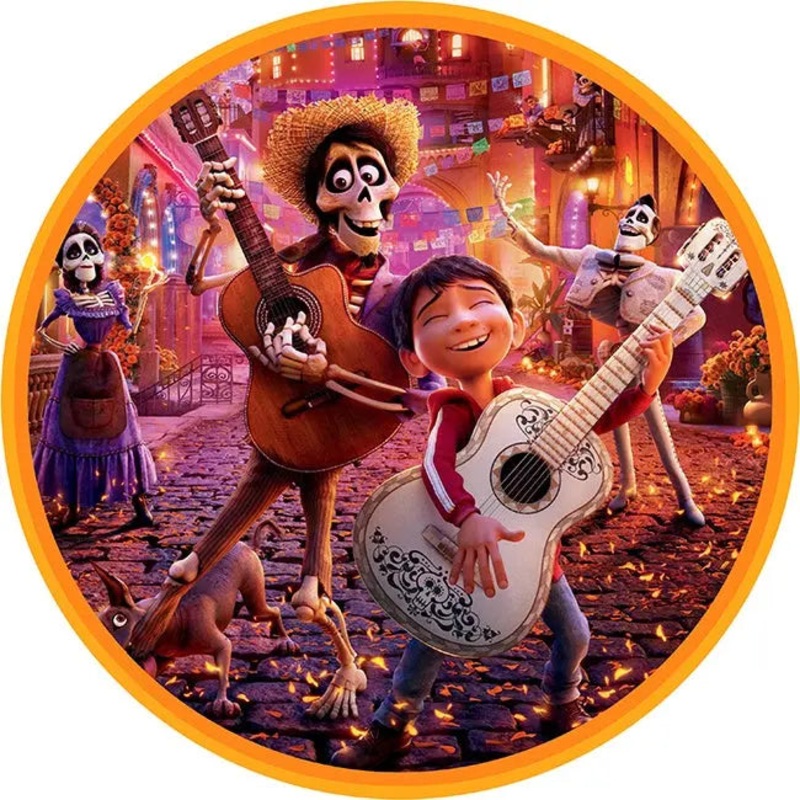 Coco Round Edible Cake Image