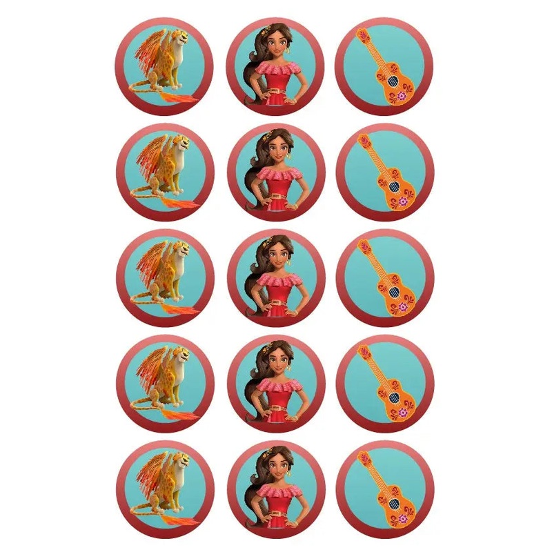Elena of Avalor Edible Cupcake Images