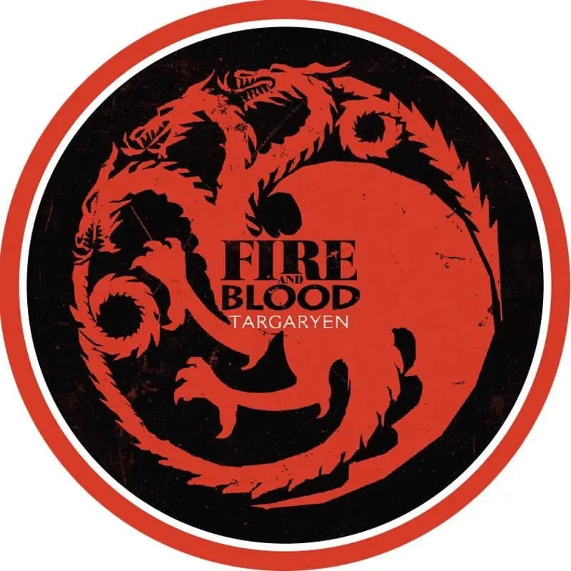 Game of Thrones Targaryen Edible Cake Image