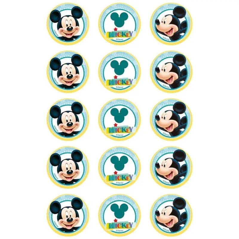 Mickey Mouse Edible Cupcake Images