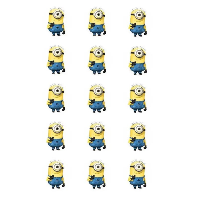 Minions Carl Edible Cupcake Images