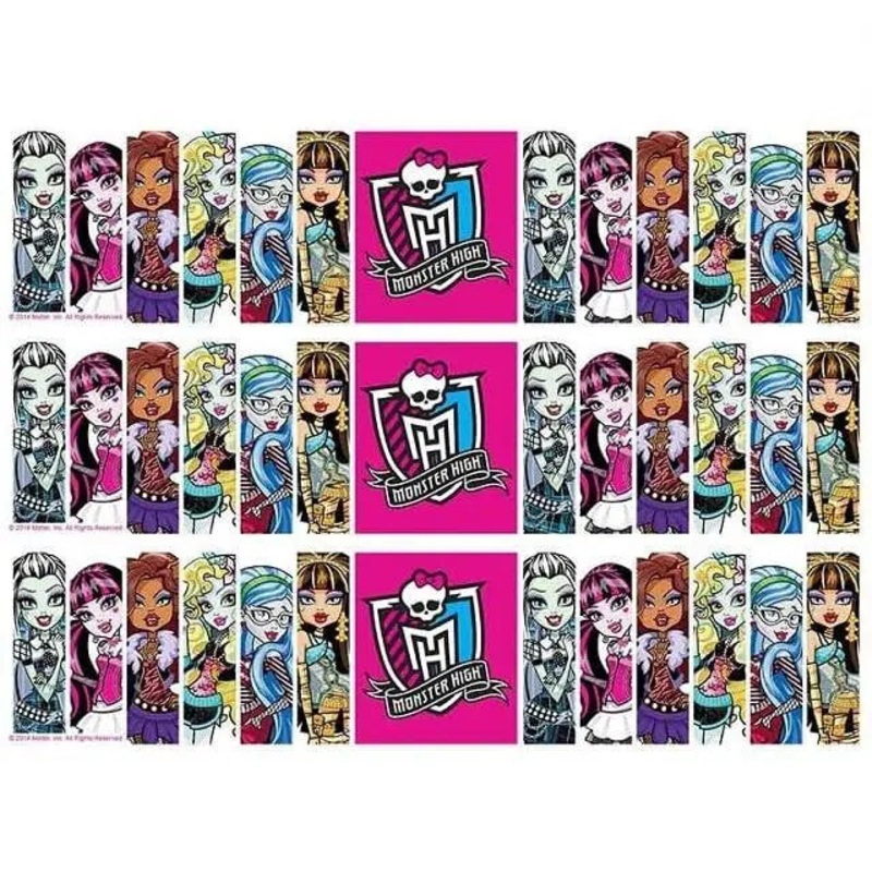 Monster High Cake Strip Edible Images