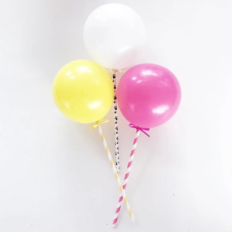 Peppa Pig Balloon Cake Topper Set