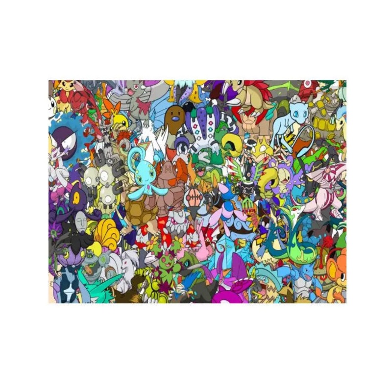 Pokemon Characters Edible Cake Image - A4 Size