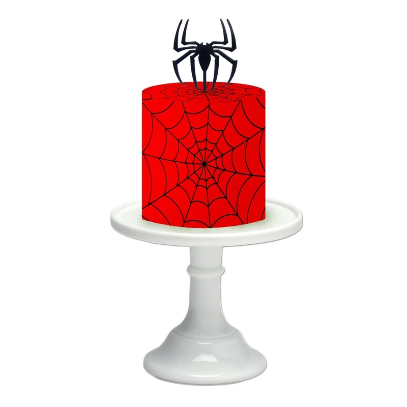 Spiderman Spiderweb Edible Cake Wrap