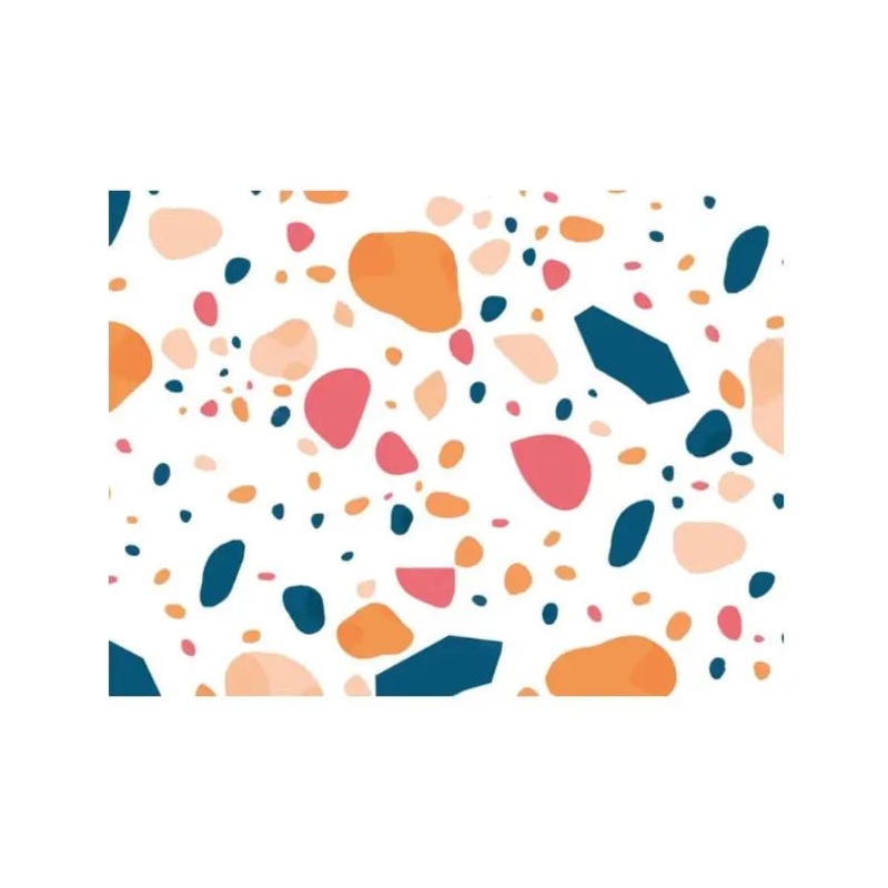 Terrazzo Edible Cake Image - A4 Size
