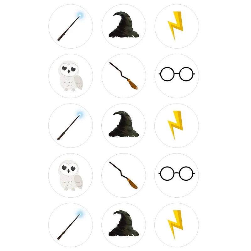 Wizard Edible Cupcake Images