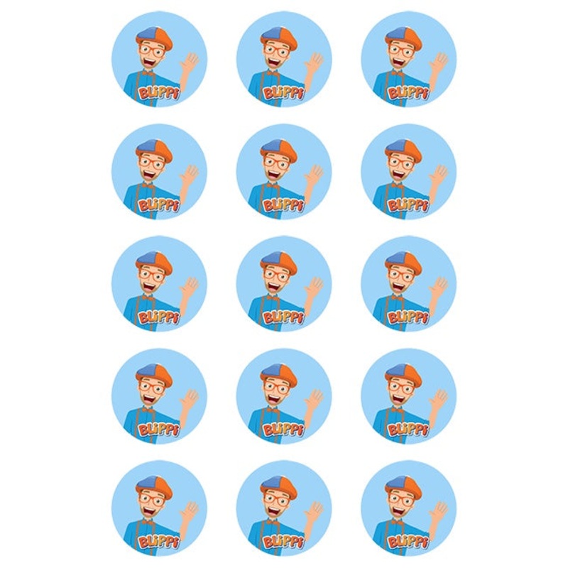 Blippi Edible Cupcake Images