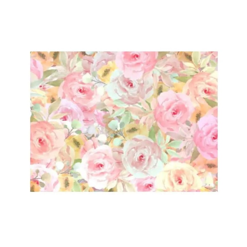 Floral Watercolour Edible Cake Image - A4 Size