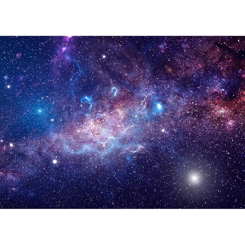 Galaxy Edible Cake Image - A4 Size