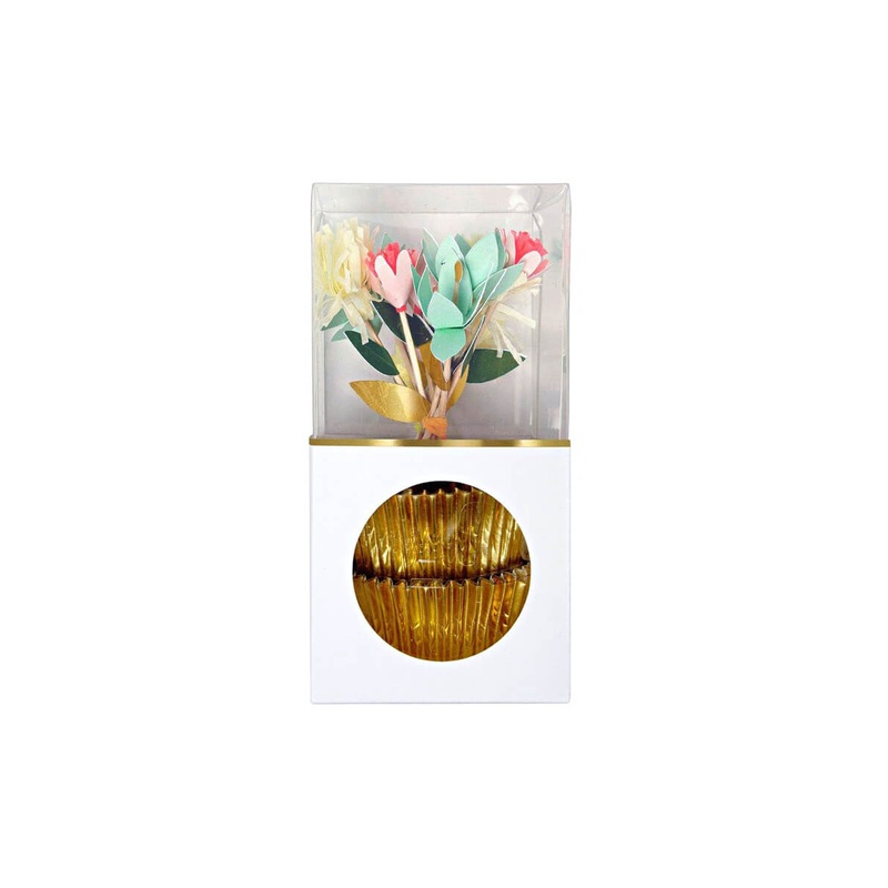 Meri Meri Party Flower Bouquet Cupcake Kit