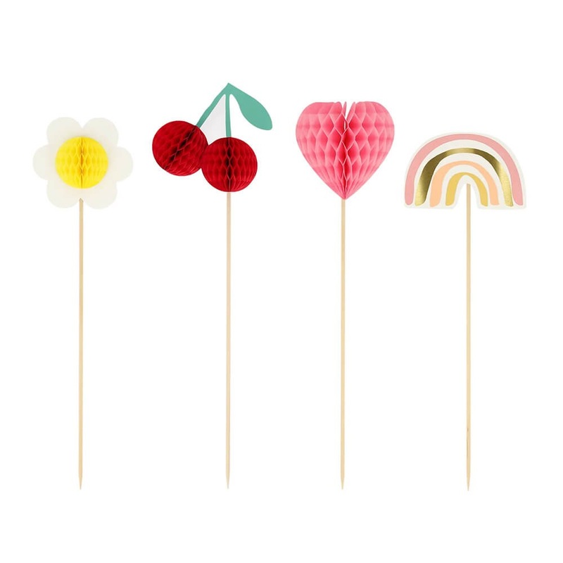 Meri Meri Party Icons Cake Toppers