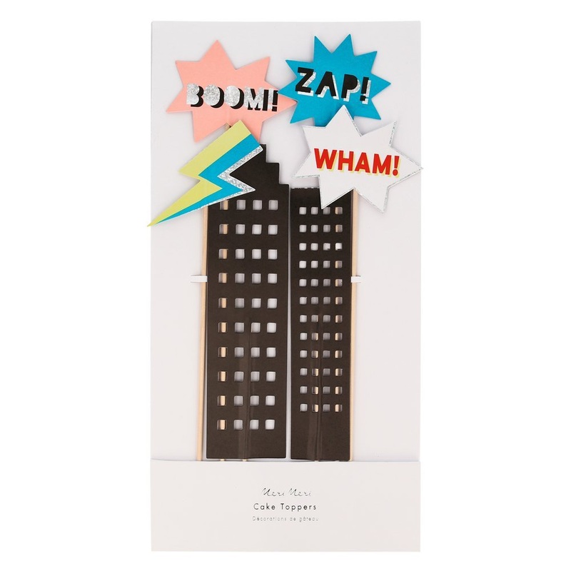 Meri Meri Party Superhero Cake Toppers