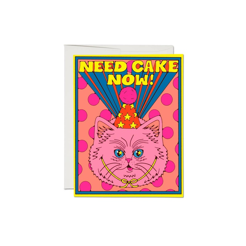 Need Cake Birthday Greeting Card