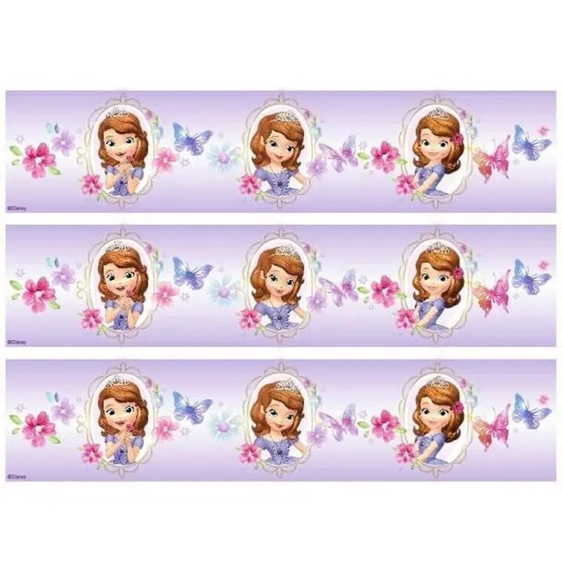 Princess Sofia Cake Strip Edible Images