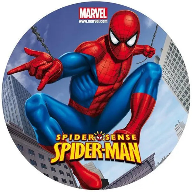 Spiderman Spidey Senses Edible Cake Image