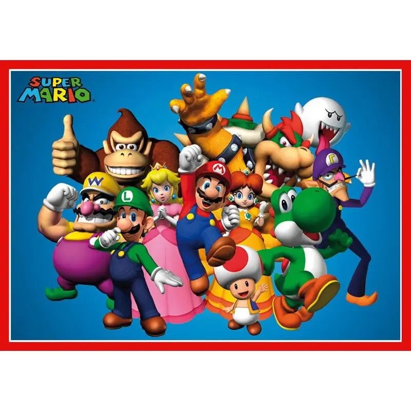 Super Mario Brothers Edible Cake Image - A4 Size