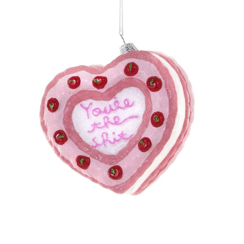 You're The Shit Heart Cake Ornament 4"