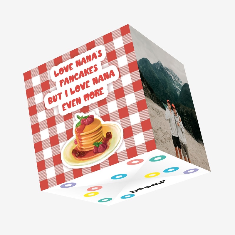 Love Nana's Pancakes Confetti-exploding Greetings Card
