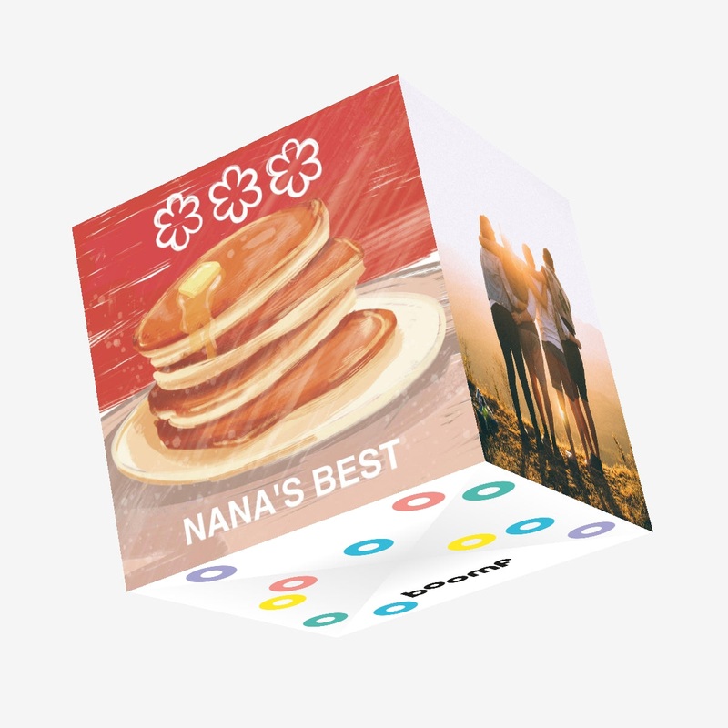 Nana's Best Pancakes Confetti-exploding Greetings Card