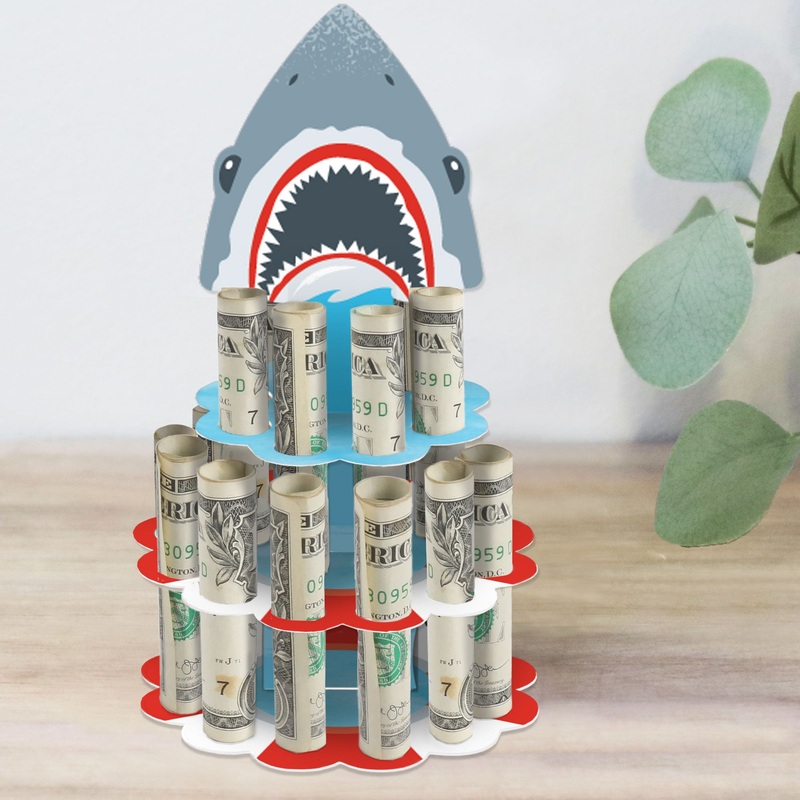 Shark Zone - DIY Jawsome Shark Party or Birthday Party Money Holder Gift - Cash Cake