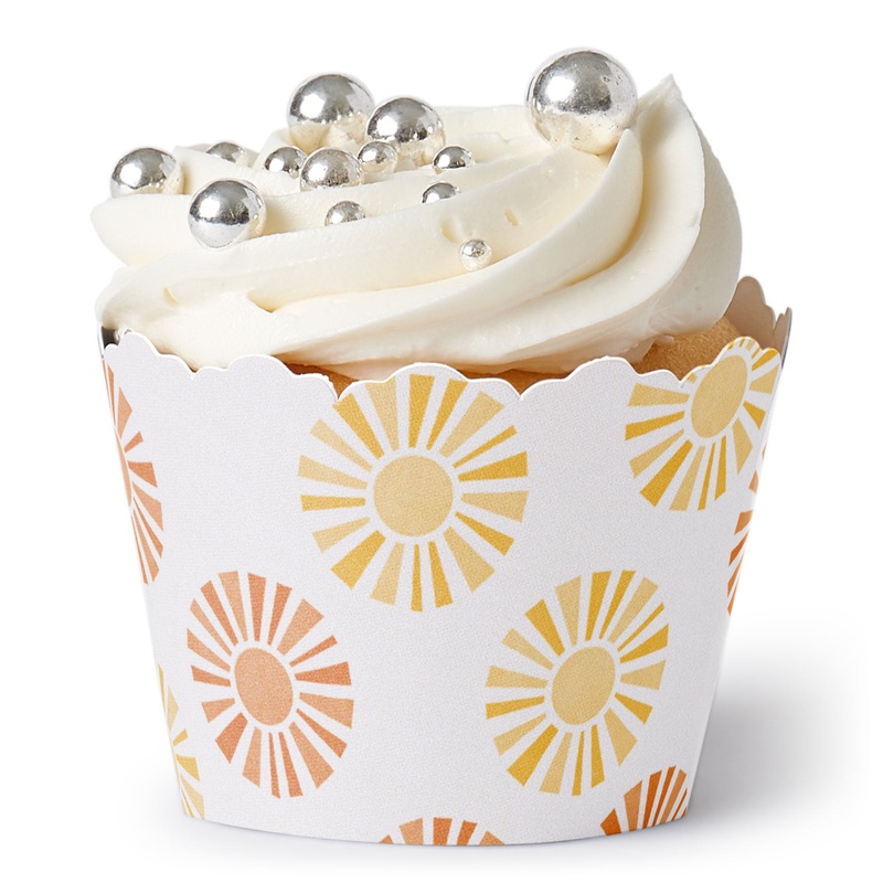 Here Comes The Son Cupcake Wrappers - 12 Ct