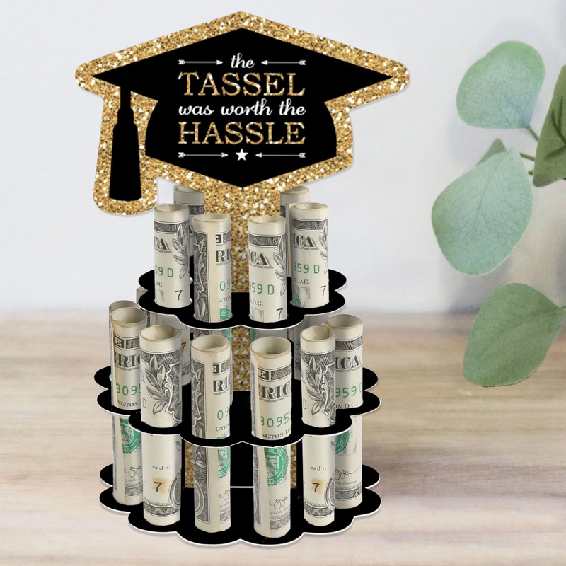 Tassel Worth The Hassle Gold Cash Cake